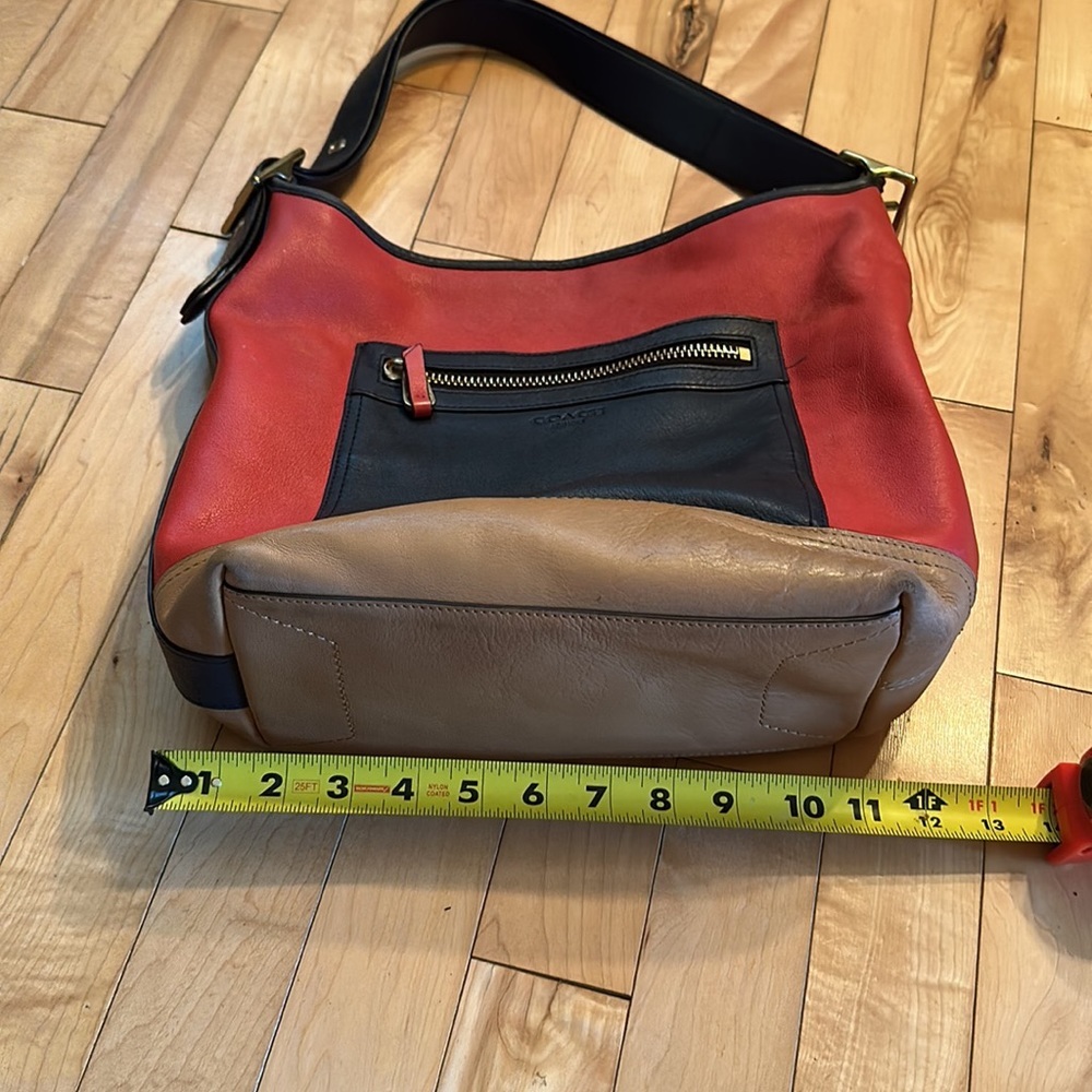 Coach Rugby Legacy Leather Colour Block Bag - Picture 3 of 16